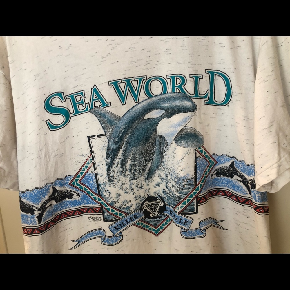 Vintage Seaworld T-Shirt 100% Cotton - Picture 6 of 6